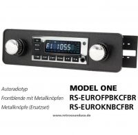 RetroSound RS-EUROFPBKCFBR - Frontblende mit Metall-Bedienknöpfen RetroSound RS-EUROFPBKCFBR - Frontblende mit Metall-Bedienknöpfen
