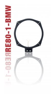 German Maestro RE80-1-BMW - 20cm Adapter Ring für BMW