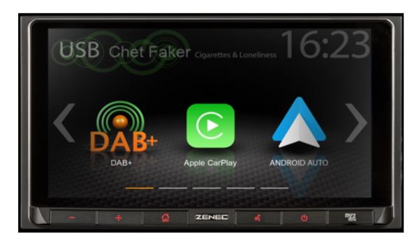 Zenec Z-N528 - 2-DIN DAB+ Infotainer mit CP/GAA