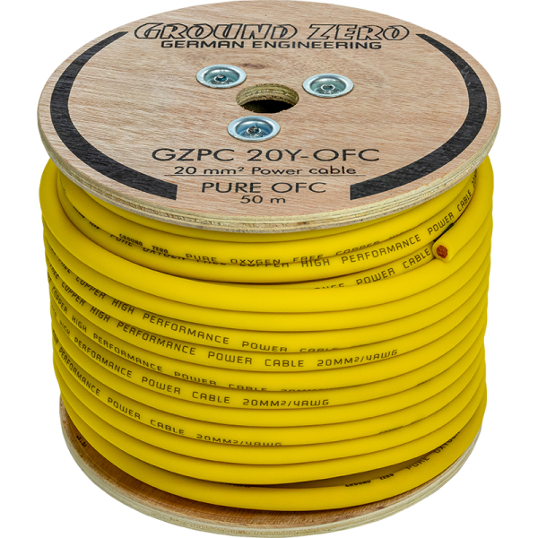 Ground Zero GZPC 20Y-OFC - 20mm² Powerkabel