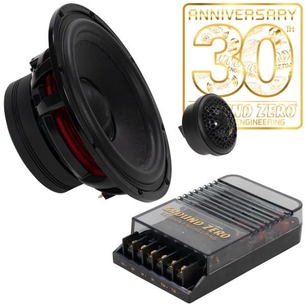 Ground Zero GZC 165-30A - 6.5" 2-Way Component Speaker System 6.5" 2-way component speaker system with powerful sound