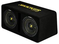 Kicker DCWC102- 2x 25 cm Gehäusesubwoofer Kicker DCWC102- 2x 25 cm Gehäusesubwoofer