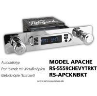 RetroSound RS-5559CHEVYTRKT - Frontblende mit Metall-Bedienknöpfen RetroSound RS-5559CHEVYTRKT - Frontblende mit Metall-Bedienknöpfen
