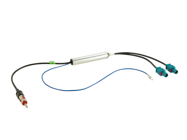 Antennenadapter Fakra(m)(x2)>DIN(m) 12V Phantom LEONI lose 1524-05-1-0