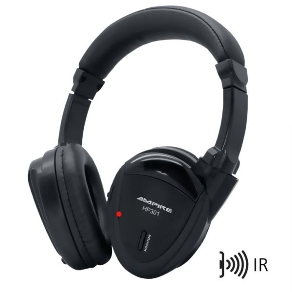 Ampire HP301-ECO - Ampire wireless infrared headphones, foldable
