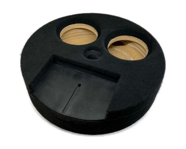 Car Specials 2x 8" Subwoofergehäuse für Hertz CS200 + Ausschnitt für Endstufe für Reserveradmulde