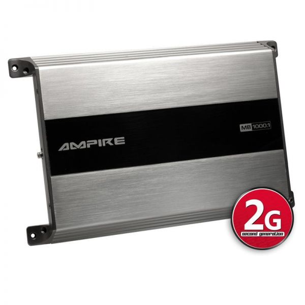 Ampire MB1000.1-2G - Monoblock 1x 1000 Watt - Class D