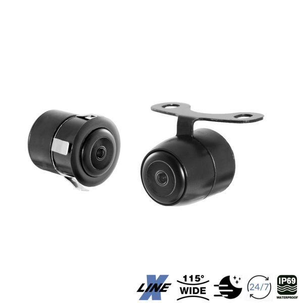 AMPIRE KCX302-ECO - Mini color reversing camera, built-in/base with 115°