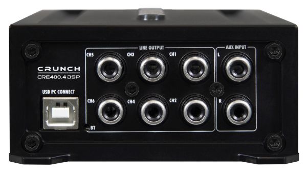 Crunch CRE400.4DSP-ISO.M29 - Class A/B Analog 4-Kanal Verstärker mit 6-Kanal Full HD Audio DSP inkl.