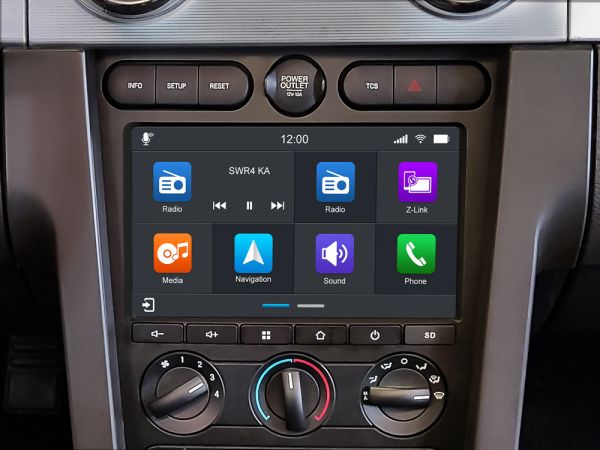 Dynavin D8-MST2005 Pro 160GB - 2-DIN Navigationssystem für Ford Mustang 