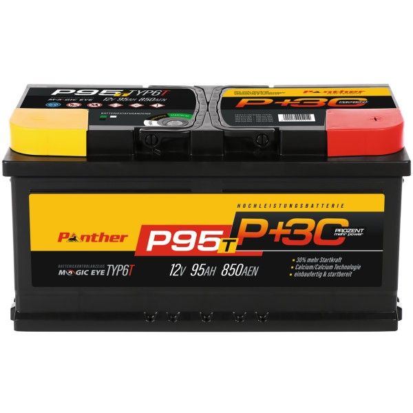 Panther P+95T Black Edition - 95 Ah