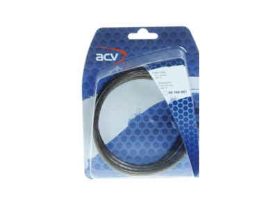 ACV 50-100-001 - Power cable 10.00mm², black blister 1 m