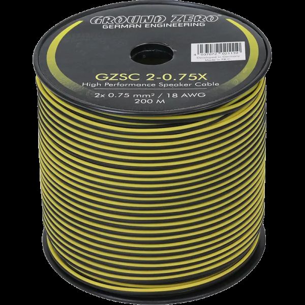 Ground Zero GZSC 2-0.75X - 2x 0.75 mm² speaker cable