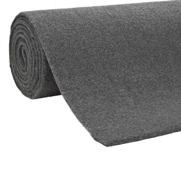 Moquette dunkel grau ca 70x150cm