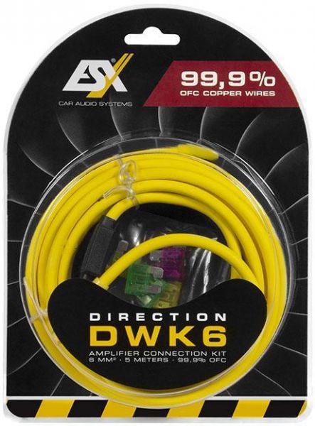 ESX Direction DWK6 - 6mm² Cable Kit