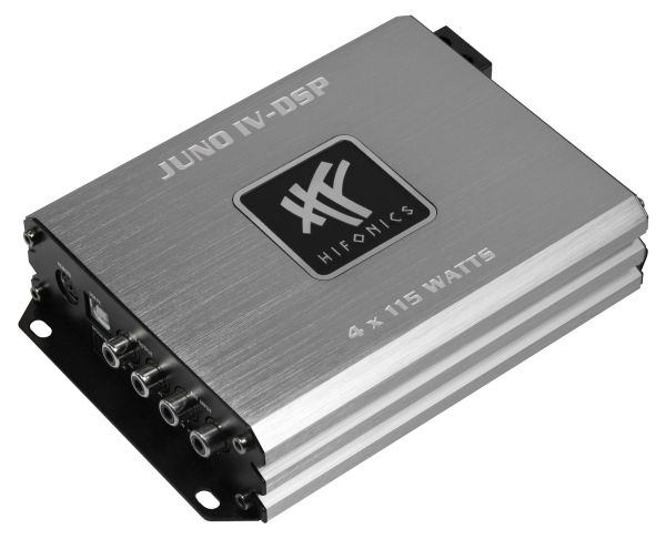 Hifonics JUNO IV-DSP-ISO - 4-Kanal Class D Digital Verstärker mit 6-Kanal DSP Prozessor