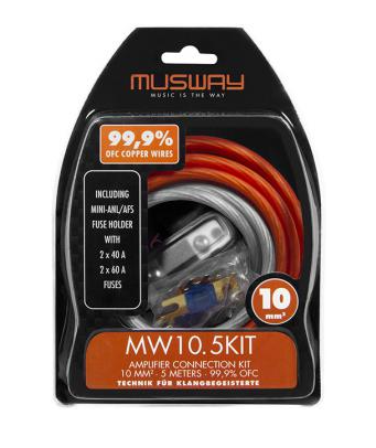 Musway MW10.5KIT - 10mm² Kabelkit