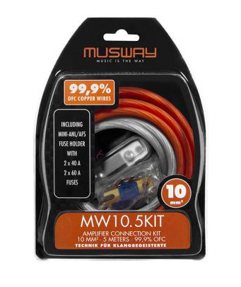 Musway MW10.5KIT - 10mm² cable kit