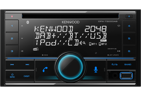 Kenwood DPX-7300DAB - Doppel-Din Autoradio