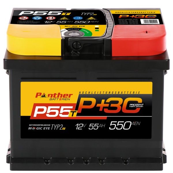 Panther P+55T - Black Edition 55 Ah