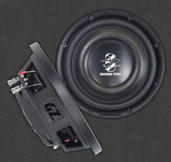 Ground Zero GZRW 250-D2 Flat - 25 cm Subwoofer