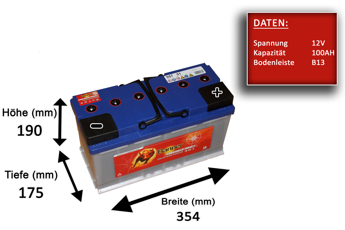 Banner Starting Bull 57044 Autobatterie