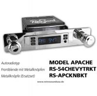 RetroSound RS-54CHEVYTRKT - Frontblende mit Metall-Bedienknöpfen RetroSound RS-54CHEVYTRKT - Frontblende mit Metall-Bedienknöpfen