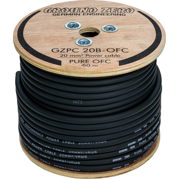 Ground Zero GZPC 20B-OFC - 20mm² Powerkabel