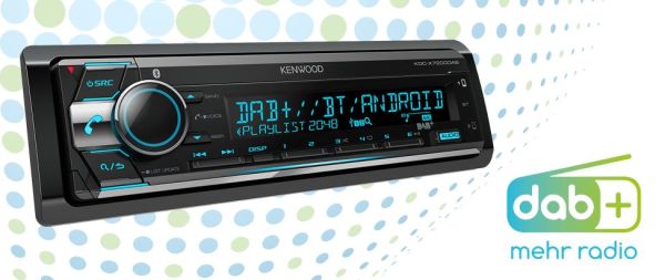 Kenwood KMM-BT508DAB - 1-DIN Autoradio