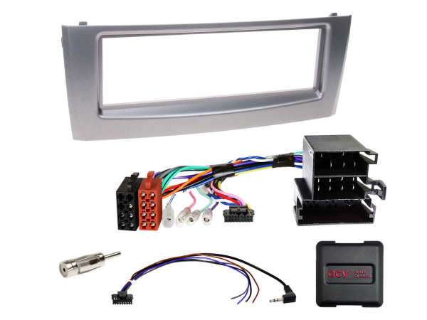 ACV 611094-14-1 - 1-DIN Kit Fiat Grande Punto/Linea anthrazit LFB/Antenne
