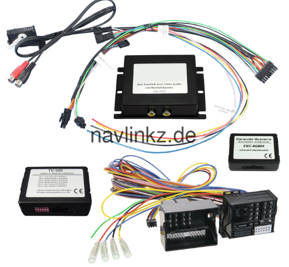 Caraudio-Systems C1-MFD3-R4 - Interface für VW RNS510, RNS810 mit RFK ohne Kamera Steuergerät