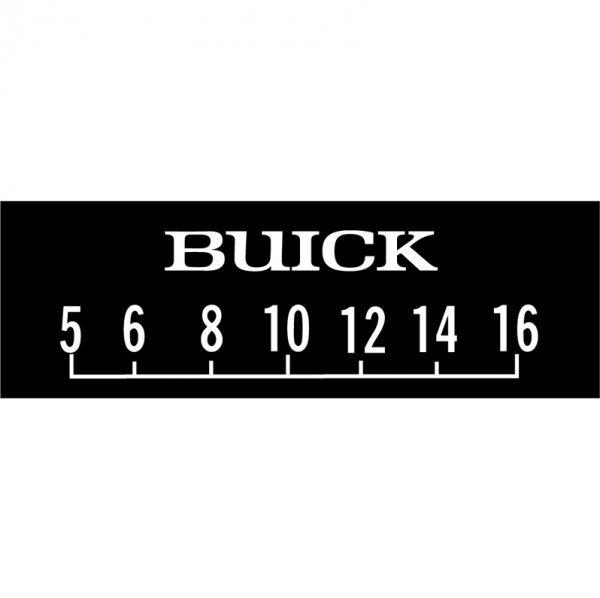 RetroSound SCP26 - Bedruckte Displayschutzfolie Buick 3er Set