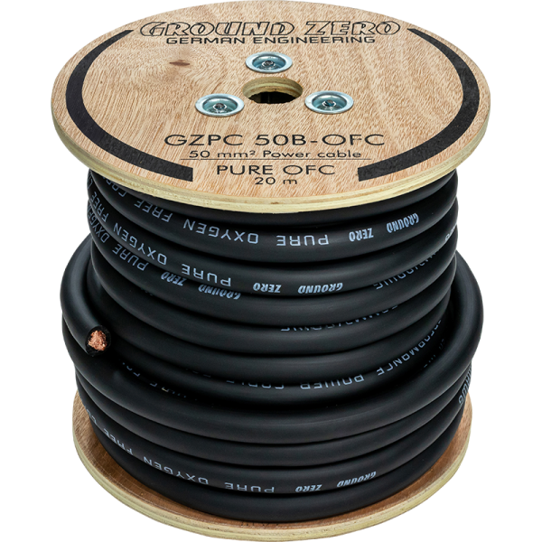 Ground Zero GZPC 50B-OFC - 50mm² Powerkabel