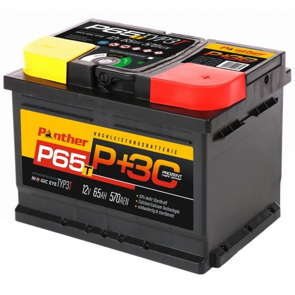 Panther P+65T Black Edition - 65 Ah