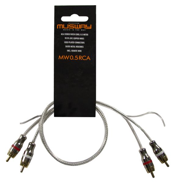 Musway MW05RCA - 0,5m Cinchkabel