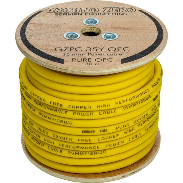 Ground Zero GZPC 35Y-OFC - 35mm² power cable