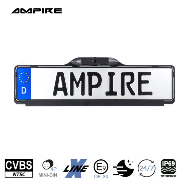 Ampire KCX505 - License plate camera (CVBS), guide lines