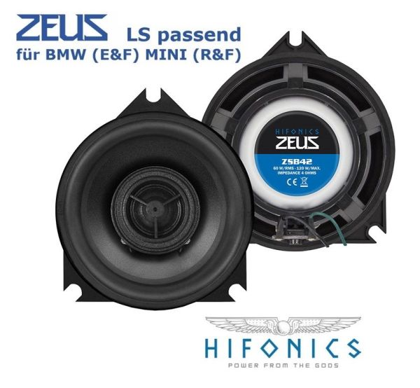 Hifonics ZSB-42 - 10cm coax speaker for BMW