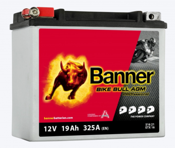 Banner Bike Bull AGM PROfessional 51621 - 19Ah