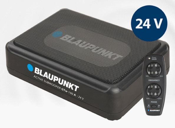 Blaupunkt GTW 190 A - 24V - 5x8" Untersitzsubwoofer aktiv