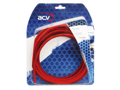 ACV 50-100-005 - Power cable, 10.00 mm², red blister 5 m