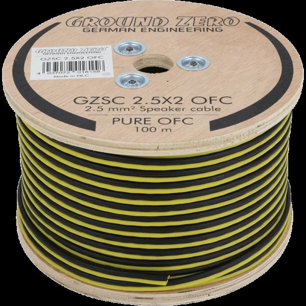 Ground Zero GZSC 2.5X2 OFC - 2x 2.50 mm² OFC speaker cable