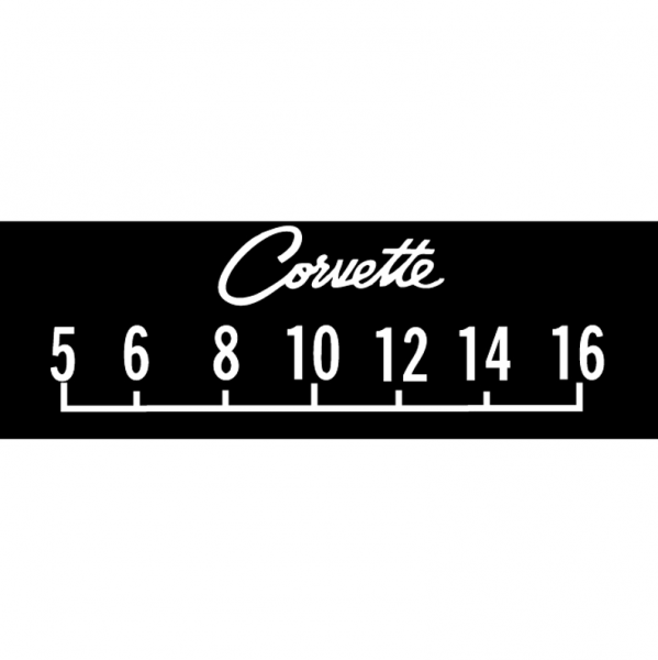 RetroSound SCP18 - Bedruckte Displayschutzfolie GM Cervette 3er Set