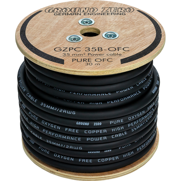 Ground Zero GZPC 35B-OFC - 35mm² Powerkabel