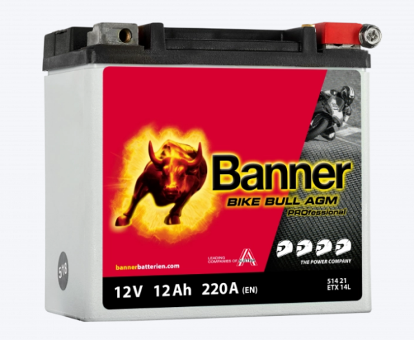 Banner Bike Bull AGM PROfessional 51421 - 12Ah