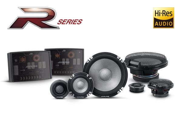 Alpine R2-S653 - 16.5cm R-Series Pro 3-way compo system