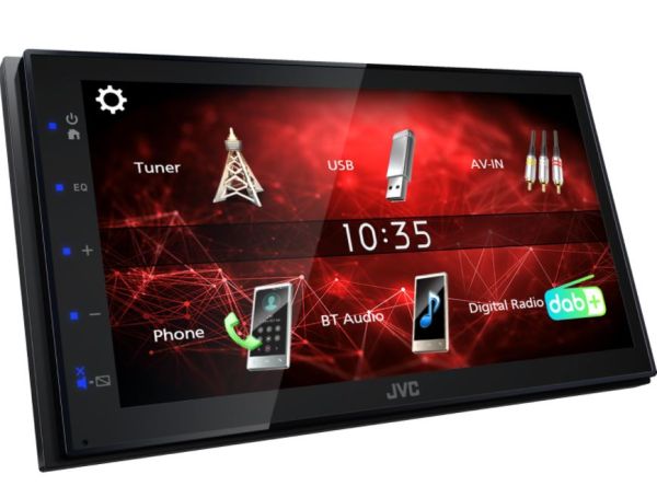 JVC KW-M27DBT - 2-DIN DAB+ Autoradio 