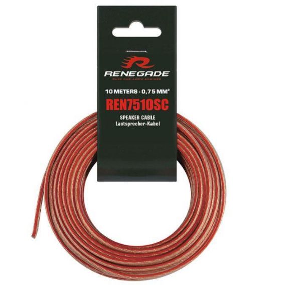 RENEGADE REN1510SC - 10m Speaker Wire 0,75mm²