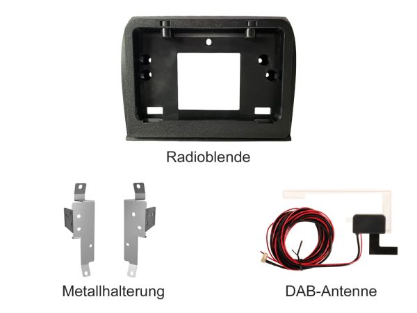 Dynavin DVN-APTDC - Dynavin radio bezel for Fiat Ducato without factory radio