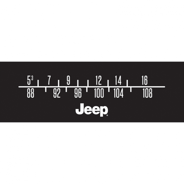 RetroSound SCP42 Bedruckte Displayschutzfolie Jeep 3er Set